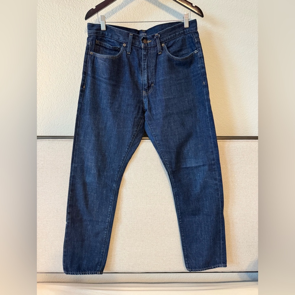 J.CREW Men's Straight Fit Selvedge Jeans